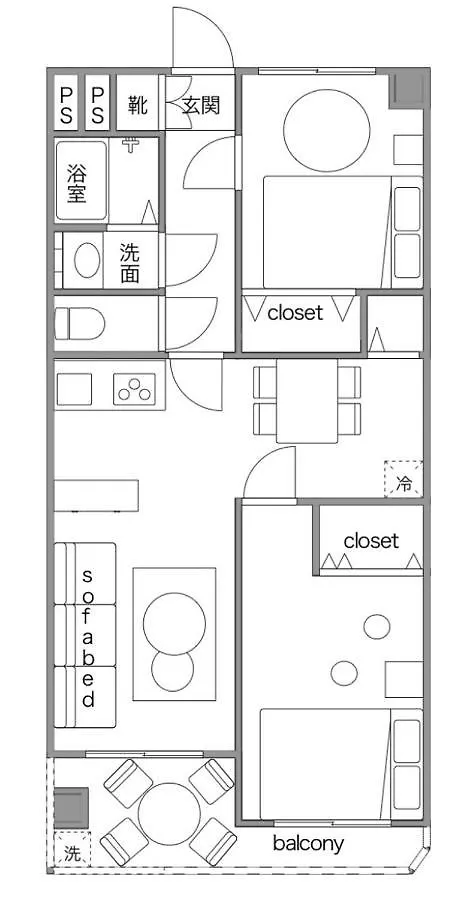 Apartment Takadanobaba 2 Rooms 1011 Tokyo